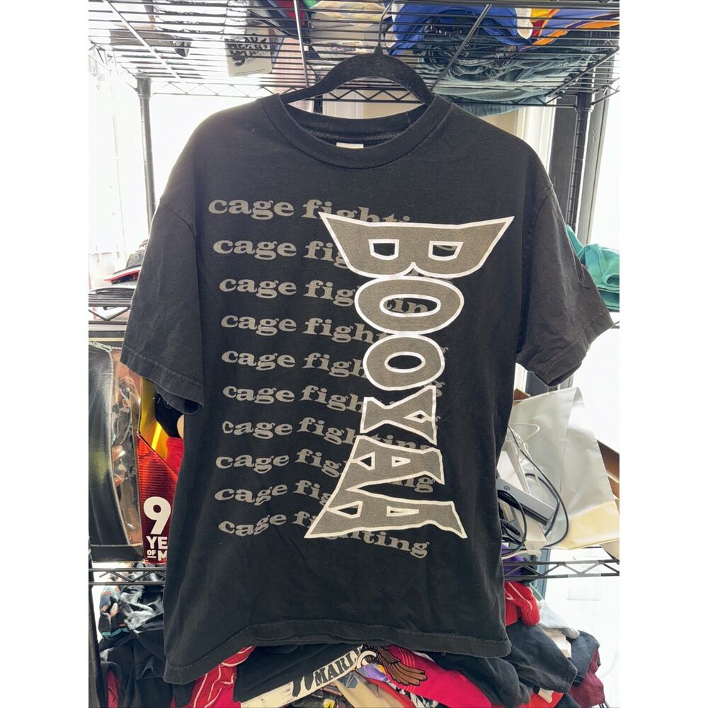 Y2K MMA Cage Fight Booyaa Team Shirt Size Large